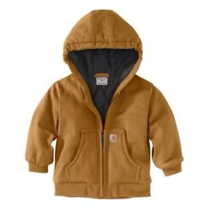 LIKE NEW 12 months Baby Carhartt Winter Jacket Brown